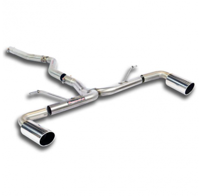 Tubo De Conexión + Tubo Trasero Derecho-Izquierdo O90 (Anula Silencioso)  - Bmw F34 Lci Gran Turismo 318d (Motor B47 -150 Cv) 20