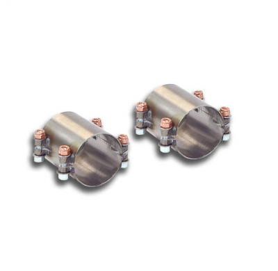Tubos Adaptadores Derecho-Izquierdo Para Colas De Escape Oem - Bmw F82 M4 Competition (450 Cv) 2016 -> (Racing) Supersprint