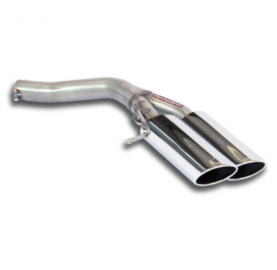 Rear Pipe Right 100x75(Muffler Delete) - Audi A6 C7 4g (Sedan + Avant) Quattro 3.0 Tdi V6 (204 - 245 Cv) 2011 -> 2014 Supersprin