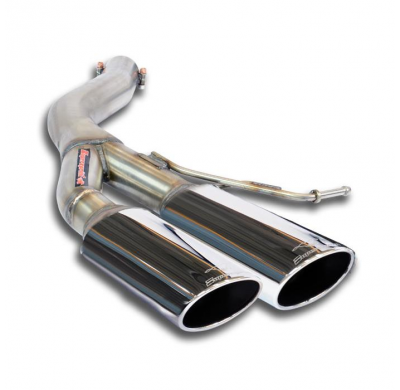 Tubo Trasero Izquierdo 100x75 (Anula Silencioso) - Audi A6 C7 4g (Sedan + Avant) Quattro 3.0 Bitdi V6 (313 Cv) 2012 -> 2014 Supe