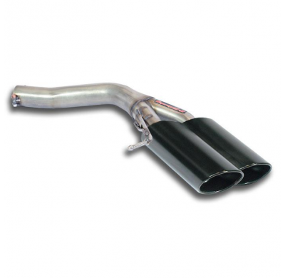 Tubo Trasero Derecho 100x75 Negro (Anula Silencioso) - Audi A6 C7 4g (Sedan + Avant) Quattro 3.0 Tdi V6 (204 - 245 Cv) 2011 -> 2