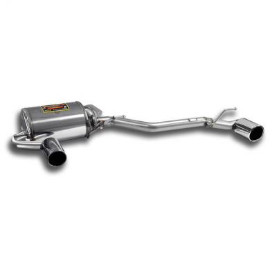 Escape Trasero Derecho-Izquierdo O90 "Power Loop" - Bmw E92 Lci Coupè 320i (N46n) 2009 -> 2013 Supersprint