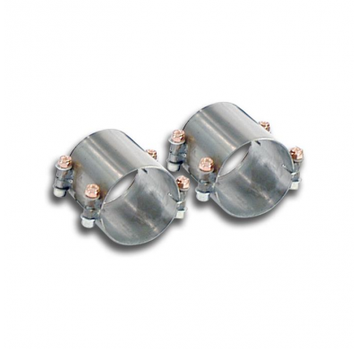 Tubos De Conexión Para Colas De Escape Oem  - Bmw F15 X5 50i Xdrive V8 Bi-Turbo 2014 -> Supersprint