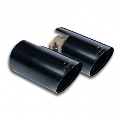 Kit Colas De Escape Derecho - Izquierdo "Racing" Negras  O90 - Mini F55 Cooper Sd (5 Door) 2.0d (B47 Engine - 170 Hp) 2014 -> Su