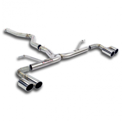 Tubo Conexion  + Escape Trasero Derechooo80 - Left Oo80(Anula Silenciador Original ) - Bmw F30 / F31 Lci (Sedan-Touring) 328