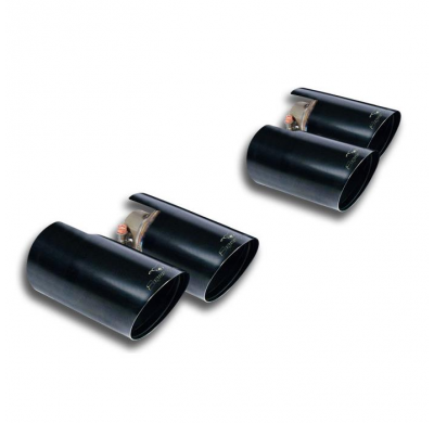 Kit Colas De Escape "Gts" Negras Derecho-Izquierdo Oo80   - Bmw F82 M4 (431 Cv - Models With Opf) 2018 -> (Racing) Supersprint