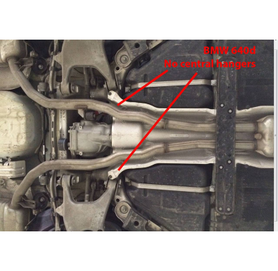 Kit Tubos Centrales Derecho-Izquierdo - Bmw F12 / F13 640d Xdrive 2012 -> Supersprint