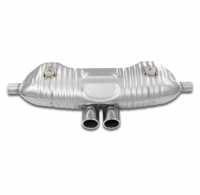 Rear exhaust "Touring" Sistema Touring 100% acero inoxidable 2 x Ø54 mm - Kit completo solamente PORSCHE 986 BOXSTER 2.7i '00 ->
