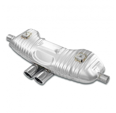 Rear exhaust "Touring" Sistema Touring 100% acero inoxidable 2 x Ø54 mm - Kit completo solamente PORSCHE 986 BOXSTER 2.7i '00 ->