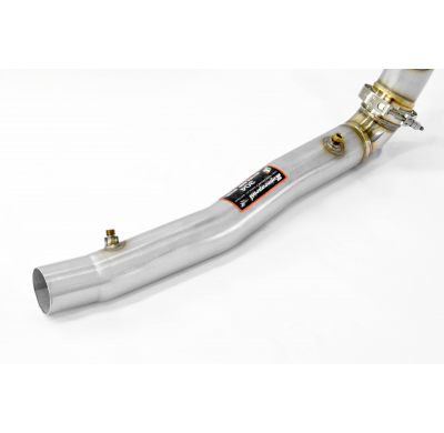 Downpipe kit Derecho-Izquierdo (Reemplaza catalizador) Sistema 100% de acero inoxidable 2 x Ø70 mm - (Elimina el filtro de partí