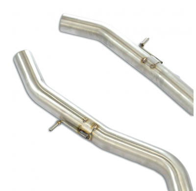 Escape trasero "Race" derecho OO100 + izquierdo OO100 "Gris metalizado" Axle Back 100% acero inoxidable BMW G80 M3 CS (S58 - 550