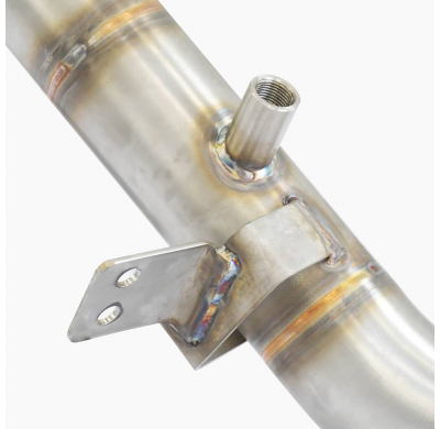 Downpipe right - left(Replaces catalytic converter) Kit de tubo de escape descendente 100% acero inoxidable - Para modelos con t