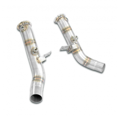 Downpipe right - left(Replaces catalytic converter) Kit de tubo de escape descendente 100% acero inoxidable - Para modelos con t