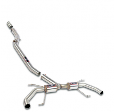 Rear Muffler Race A Package Paquete de rendimiento ALFA ROMEO GIULIA 2.0i Turbo (200 Hp) 2016 -> 2018 Rear Muffler Race A Packag