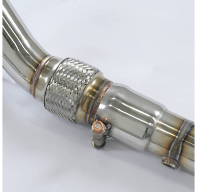 Downpipe kit derecho + izquierdo (Reemplaza catalizador) Sistema 100% de acero inoxidable AUDI A6 4B QUATTRO (Sedan + Avant) 2.7