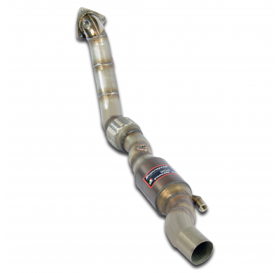 Downpipe Derecho + Catalizador Metalico - Audi A6 Rs6 Quattro (Sedan + Avant) 4.2i V8 Turbo (450 Cv) ' 02 ->' 04 Supersprint