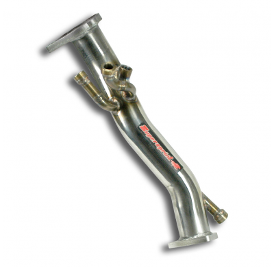 Tubo Delantero (Reemplaza Filtro Partículas Diesel) Con Tapones Para Los Accesorios De Presión Y Sensor O² - Audi A4 Quattro 2.0