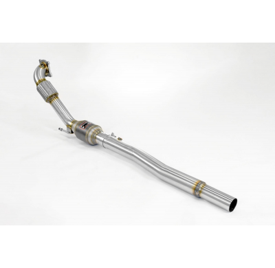 Turbo downpipe kit con catalizador metalico 200 CPSI Solo sistema completo  VW SCIROCCO R 2.0 TSI (280 CV) 2015 -> 2017 (Ø65mm)