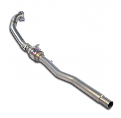 Turbo Downpipe Kit Con Catalizador Metalico 100 Cpsi Wrc - Vw Golf Vi R 2.0 Tfsi (270 Cv) 2010 ->(ø70mm System) (With Valve) Sup