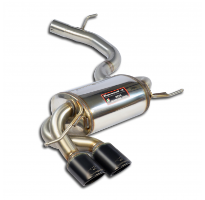 Escape Trasero 90x70 "Negro" - Audi A3 8p Quattro 1.8 Tfsi (160 Cv) '08 ->'13 Supersprint