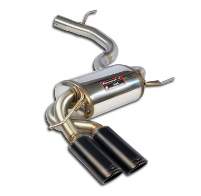 Escape Trasero 090x70 "Negro" - Audi A3 8p Sportback Quattro 1.8 Tfsi (160 Cv) '08 -> Supersprint