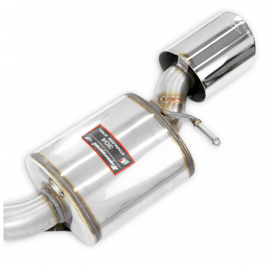 Silencioso trasero izquierdo "Racing" 150x105 ALTERNATIVA: - Sistema "Axle-Back" 100% acero inoxidable, sobredimensionado 2 x Ø7
