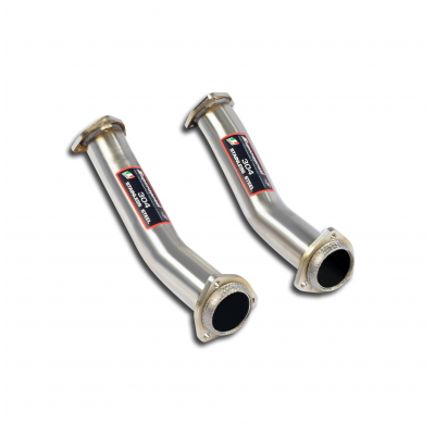 Kit Tubos De Conexión Derecho-Izquierdo - Audi A6 C7 4g Quattro 3.0 Tfsi V6 (333 Cv) 2015 -> 2018 Supersprint