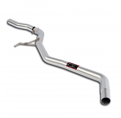 Tubo Central + Kit Sujeción Escape (Reemplaza Escape Central Oem ) - Audi A4 B8 Quattro (Sedan + Avant) 3.0 Tdi V6 (239-