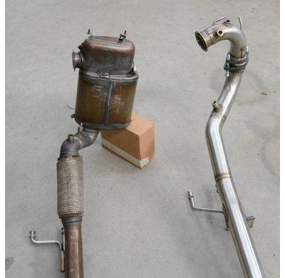 Downpipe Kit (Reemplaza Filtro De Particulas Diesel) - Seat Altea Xl / Freetrack 4x4 2.0 Tdi (170 Cv) '07 -> Supersprint