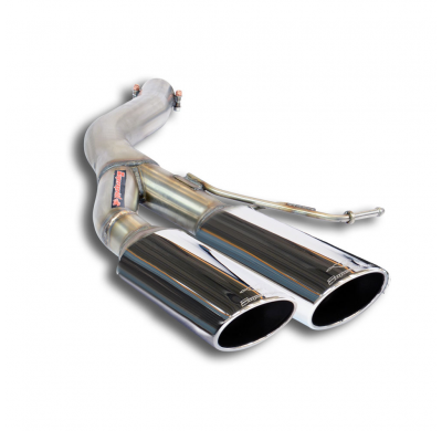 Tubo Posterior Izquierdo 100x75 (Anula Silenciador Original ) - Audi A6 C7 4g 3.0 Tdi V6 (218 Cv) 2015 -> 2018 Supersprint