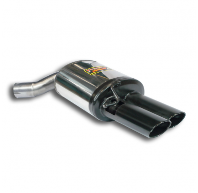 Escape Trasero Derecho 100x75 Negro - Audi A6 C7 4g Quattro 3.0 Tfsi V6 (333 Cv) 2015 -> 2018 Supersprint