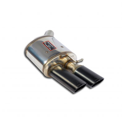 Escape Trasero Izquierdo 100x75 Negro - Audi S6 C7 4g (Sedan + Avant) 4.0 Tfsi (420 Cv) 2012 -> 2014 Supersprint