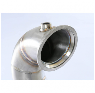Turbo downpipe kit (Reemplaza catalizador) Kit de tubo de bajada 100% de acero inoxidable, sobredimensionado Ø76mm -> Ø70mm - El