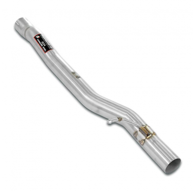 Tubo central (reemplaza silencioso central OEM) Sistema de escape completo "Cat.-back" 100% de acero inoxidable, con válvulas -