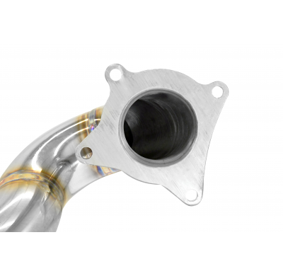 Turbo downpipe kit +  Catalizador Metalico 100 CPSI WRC Sistema 100% de acero inoxidable, sobredimensionado Ø80 mm -> Ø70 mm AUD
