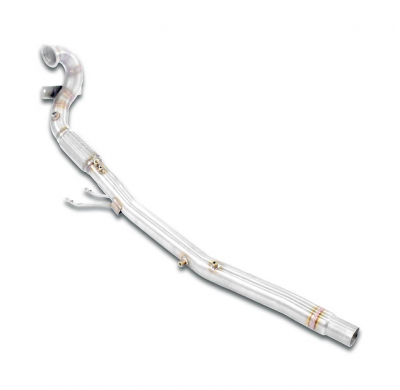 Turbo downpipe kit(Replaces catalytic, Deletes GPF) Sistema de tubo de escape turbo 100% acero inoxidable, sobredimensionado Ø76