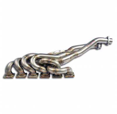 Colectores 100%  Acero Inox "Diseño Escalonado" (Volante a La Izquierda) - Bmw E24 M6 (S38 Motor - 286 Cv) '86 -> '89 (Modelo Us