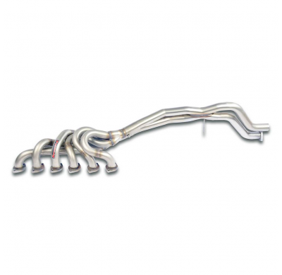 Colectores Acero Inox + "X-Pipe"(Left Hand Drive) Sistema silencioso Sport 2 x Ø50mm BMW E28 528i (M30) 06/ '87 -> 12/ '87 Colec
