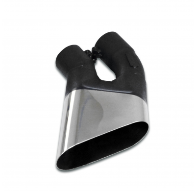 Silencioso trasero 140x60(salida ángulo) Sistema 100% Acero Inox, 2 x Ø45mm Solo sistema completo Hartge E30 H23 (M20 engine) Si