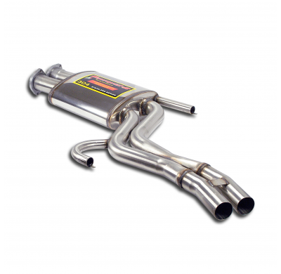 Escape Central Acero Inox - Alpina B10 (E34 Sedan + Touring) Bi-Turbo 3.5i (6 Cil.) ' 89 -> ' 94 Supersprint