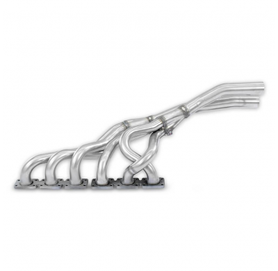 Colectores Acero Inox (Volante a la izquierda) para catalizador OEM Sistema 100% de acero inoxidable BMW E34 520i 24v Sedan/Tour