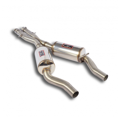 X-Pipe + Escape Central - Bmw E39 Sedan 535i / 540i V8 '96 -> '02 Supersprint