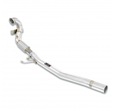 Downpipe kit (Reemplaza catalizador) Sistema 100% Acero inox tamaño grande Ø76mm AUDI TT Mk3 Coupè/Roadster 2.0 TFSI Quattro (23