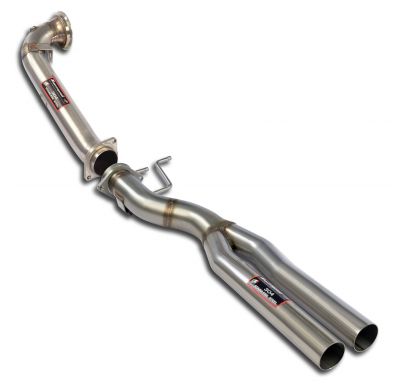 Downpipe + "Y-Pipe" (Anula Pre-catalizador) Turbo downpipe y tubo delantero + "Y-Pipe" para precatalizador y catalizadores princ
