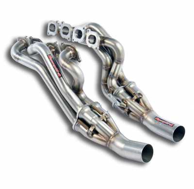 Colectores Derecho-Izquierdo (volante derecha e izquierda) Sistema 100% de acero inoxidable, 2 x Ø70 mm para "Cat.-Back" OEM - S
