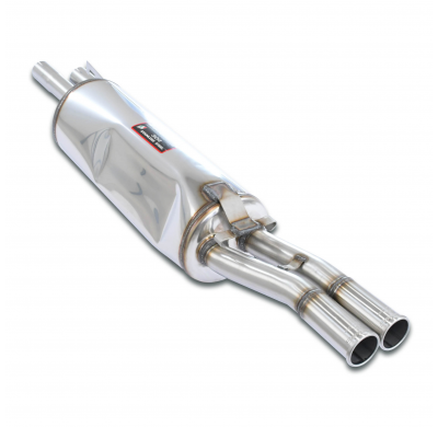 Silencioso trasero OO54(right side exit) Sistema silencioso doble 2 x Ø50mm Solo sistema completo BMW E24 633 CSi (M30) '75 -> '