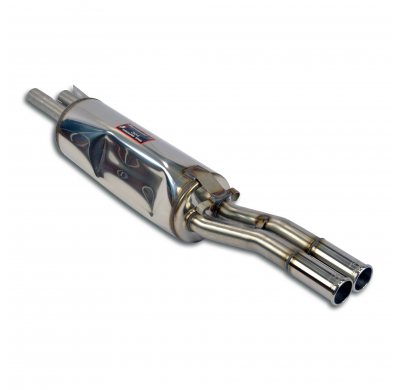 Silencioso trasero OO54(right side exit) Sistema silencioso doble 2 x Ø50mm Solo sistema completo BMW E24 633 CSi (M30) '77 -> 4
