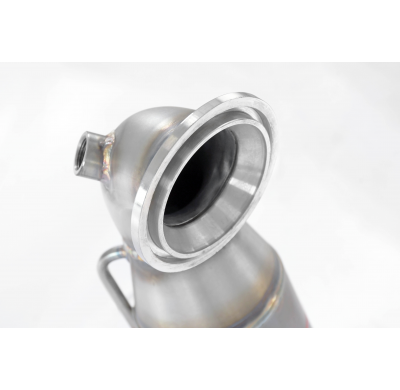 Downpipe con catalizador metalico 200CPSICon tapones para los sensores Kit de tubo de escape descendente (sustituye al convertid