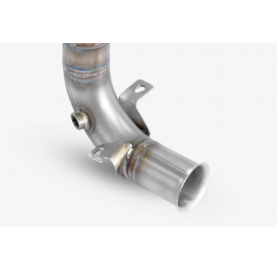 Downpipe con catalizador metalico 200CPSICon tapones para los sensores Kit de tubo de escape descendente (sustituye al convertid