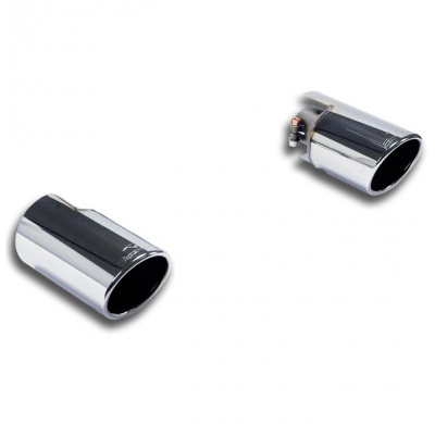 Colas de escape Derecha O100 - Izquierda O100  Kit de escape trasero 100% acero inoxidable - Solo kit completo CUPRA LEON VZ1 2.